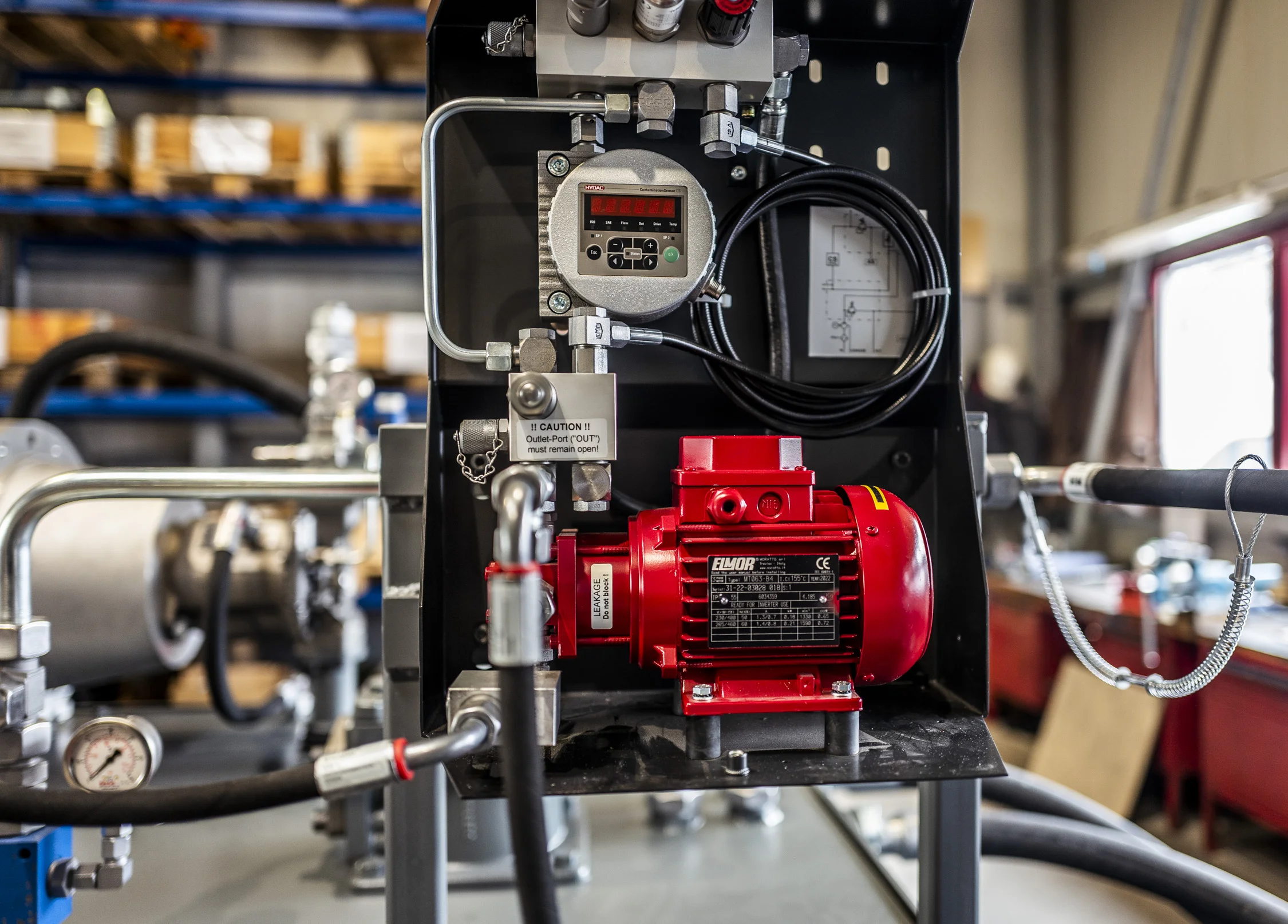 Manometer Hydraulik